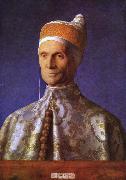 Giovanni Bellini Il doge Leonardo Loredan (mk21) oil on canvas